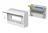 ELEGANT ROZDZIELNIA PLASTIKOWA NT 12M 1X 12M N+PE IP40 198X298X96 DRZWI DYMNE BIAŁY